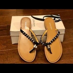 Jeweled Nine West Sandals